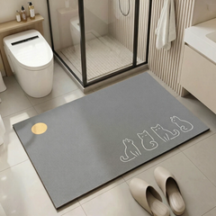 Diatomaceous Earth Absorbent And Non-slip Bathroom Mat
