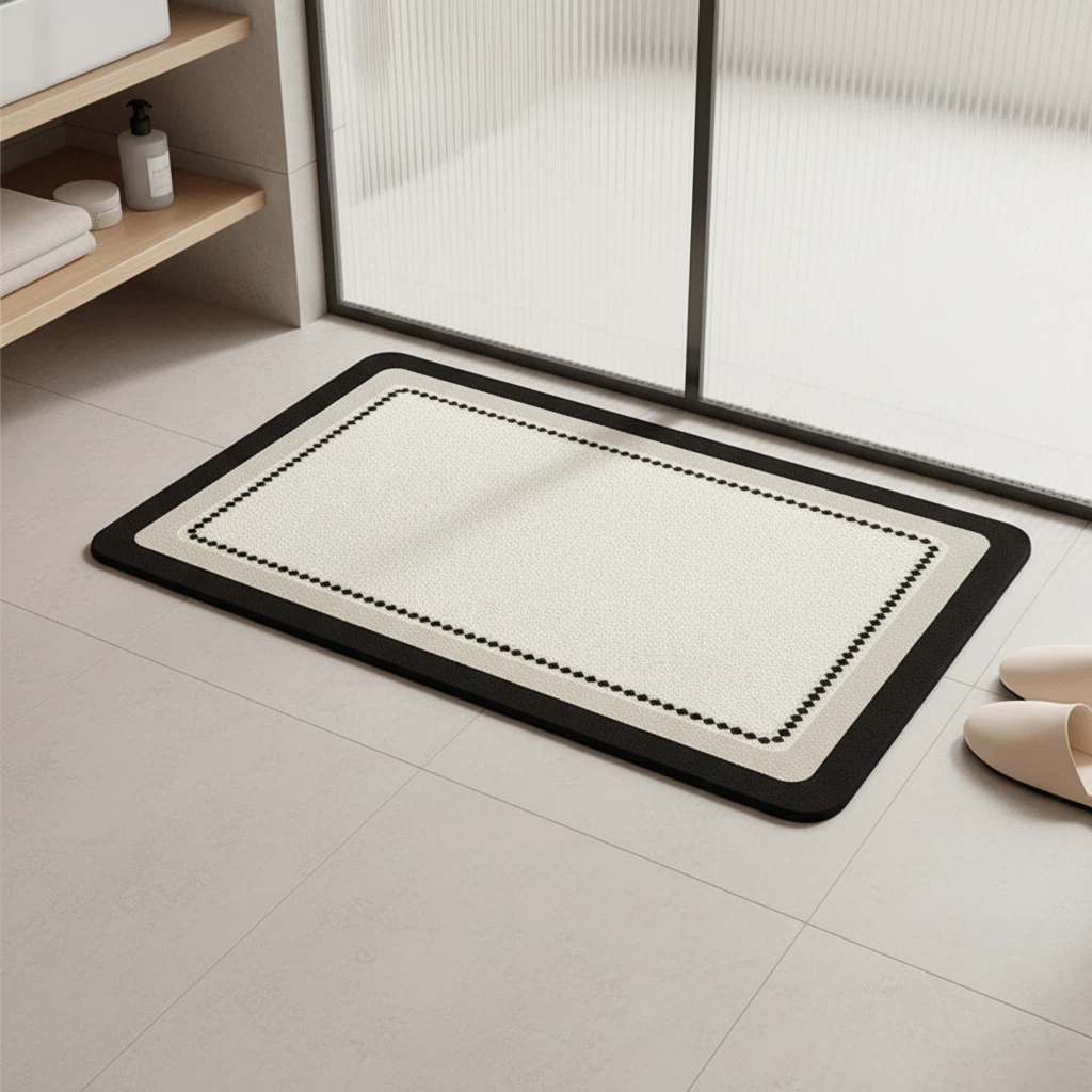 Dirt-Resistant Luxury Diatomaceous Earth Door Mat