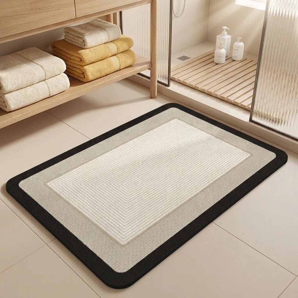 Dirt-Resistant Luxury Diatomaceous Earth Door Mat